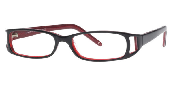 Georgetown GTN742 Eyeglasses, Black-Red