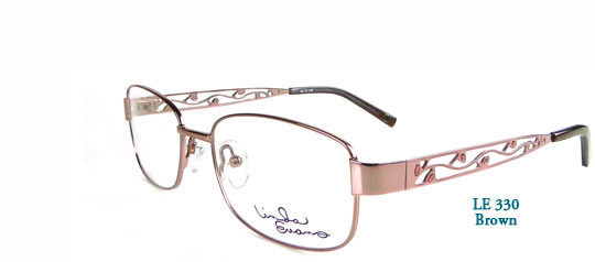Hana LE 330 Eyeglasses, Brown
