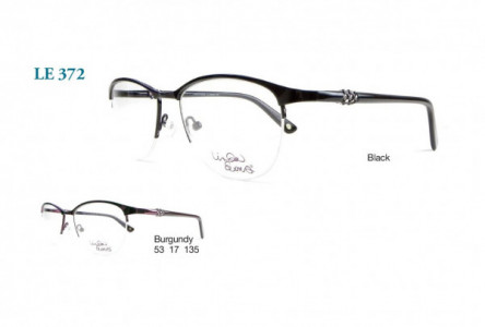 Hana LE 372 Eyeglasses, Black