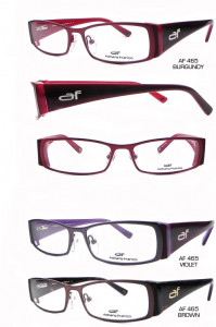 Hana AF 465 Eyeglasses, Burgundy