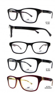 Hana AF 501 Eyeglasses, Plum