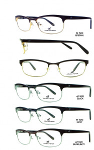 Hana AF 520 Eyeglasses, Burgundy