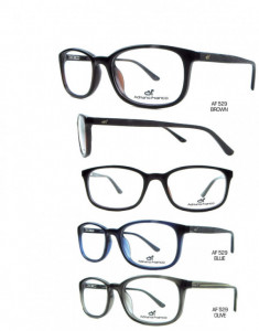 Hana AF 529 Eyeglasses, Olive