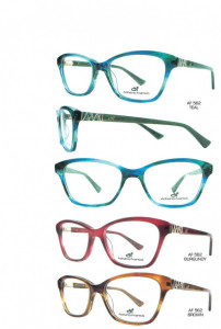 Hana AF 562 Eyeglasses, Teal