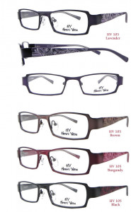 Hana HV 105 Eyeglasses, Lavender