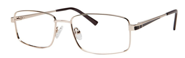 Enhance EN4263 Eyeglasses, Gold/Brown