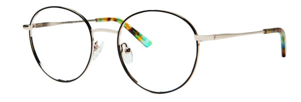Enhance EN4251 Eyeglasses, Black Gold