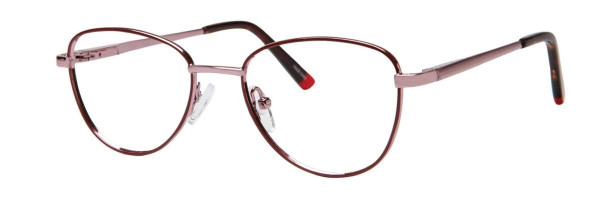 Enhance EN4250 Eyeglasses, Red/Pink