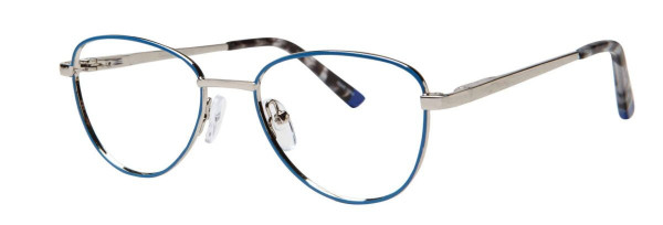 Enhance EN4250 Eyeglasses, Blue/Silver