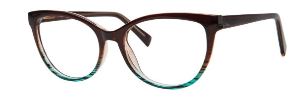 Enhance EN4197 Eyeglasses, Brown Mint