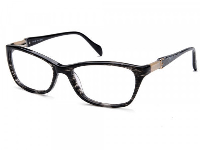 Amadeus A984 Eyeglasses, Black Medley