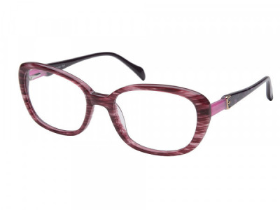 Amadeus A983 Eyeglasses, Purple Medley