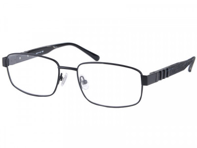 Amadeus A967 Eyeglasses, Black Primer With Black Grain Temple