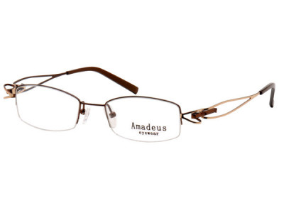 Amadeus A960 Eyeglasses, Brown / Gold
