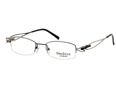 Amadeus A960 Eyeglasses, Black / Silver