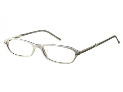 Amadeus AS0608 Eyeglasses, White With Line Pattern