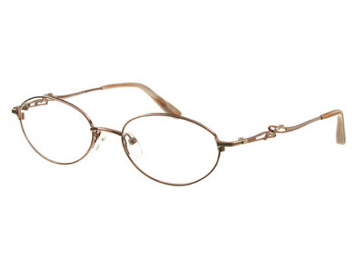 Amadeus AL22 Eyeglasses, Brown/ Gold