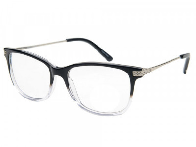 Amadeus A1021 Eyeglasses, Black Fade Crystal