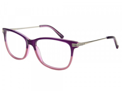 Amadeus A1021 Eyeglasses, Purple Fade Pink