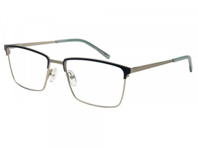 Amadeus A1013 Eyeglasses, Matte Silver With Blue