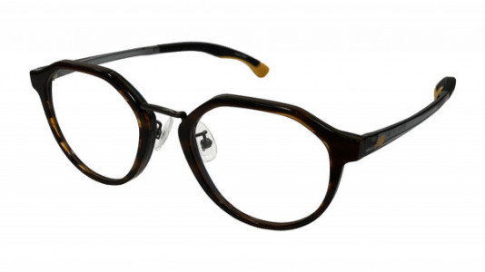 New Balance NB 4114 Eyeglasses, 1-BROWN HORN