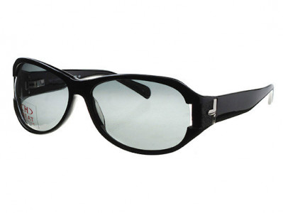 Heat HS0205 Sunglasses, Black Frame With Gray Polarized Lens