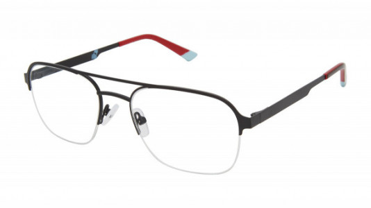 PSYCHO BUNNY PB 111 Eyeglasses, 1-MATTE BLACK