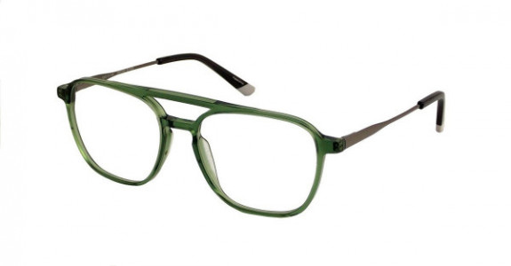 PSYCHO BUNNY PB 102 Eyeglasses, 2-FR.GREEN CRYS.