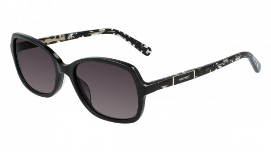 Nine West NW645S Sunglasses, (001) BLACK