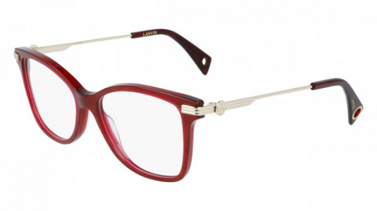 Lanvin LNV2604 Eyeglasses, (602) STRIPED RED