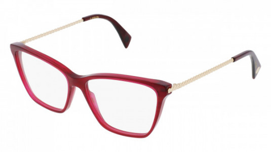 Lanvin LNV2605 Eyeglasses, (602) STRIPED RED
