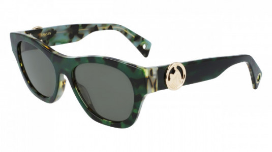 Lanvin LNV604S Sunglasses, (325) GREEN/HAVANA GREEN