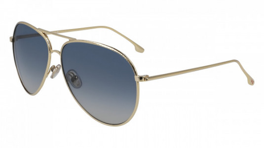 Victoria Beckham VB203S Sunglasses, (706) GOLD/TEAL