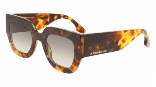 Victoria Beckham VB606S Sunglasses, (240) DARK HAVANA FADE
