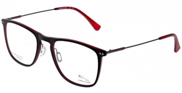 Jaguar JAGUAR 36818 Eyeglasses, 6100 Black-Red