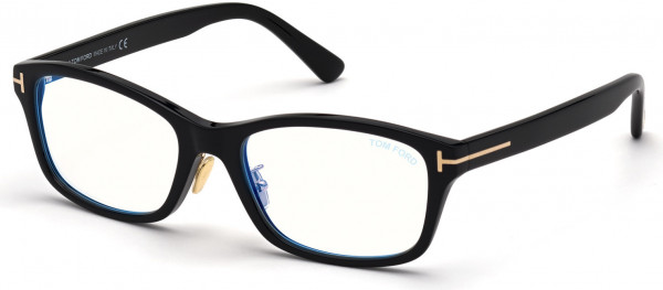 Tom Ford FT5724-D-B Eyeglasses, 001 - Shiny Black