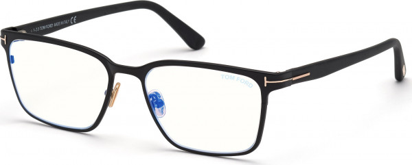 Tom Ford FT5733-B Eyeglasses, 002 - Matte Black / Matte Black