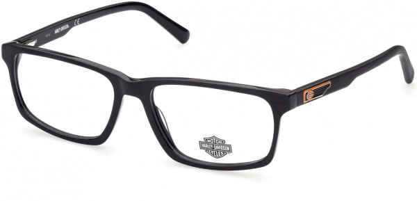 Harley-Davidson HD0858 Eyeglasses, 001 - Shiny Black