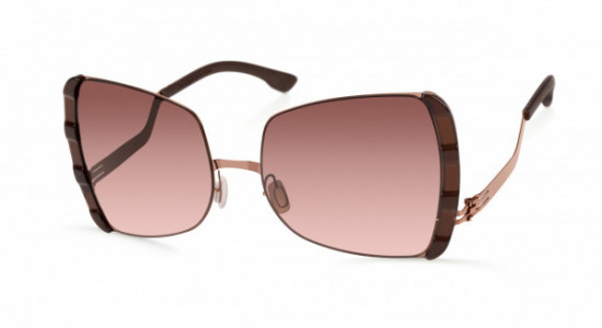 ic! berlin VIP Sunglasses, Shiny-Copper-Mahagony