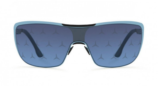 ic! berlin MB Shield 02 Sunglasses, Electric-Light-Blue Night Shadow MB Star