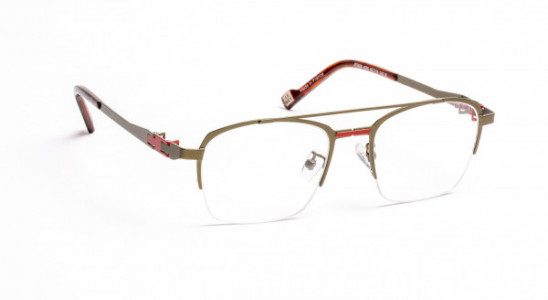 J.F. Rey JF2928 Eyeglasses, KAKHI / RED (4330)