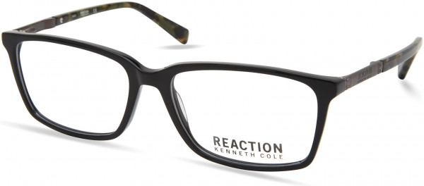 Kenneth Cole Reaction KC0870 Eyeglasses, 001 - Shiny Black / Coloured Havana