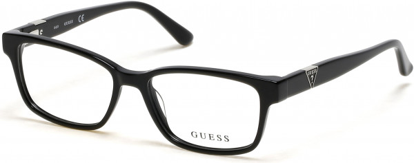 Guess GU9201 Eyeglasses, 001 - Shiny Black / Shiny Black