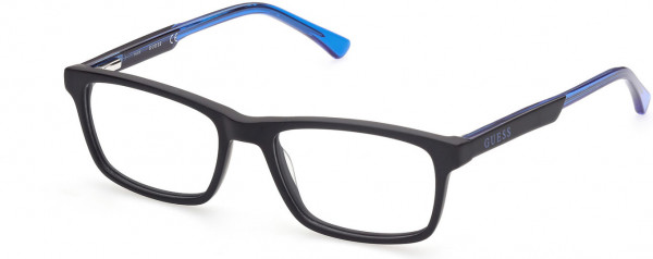 Guess GU9206 Eyeglasses, 002 - Shiny Black / Shiny Blue