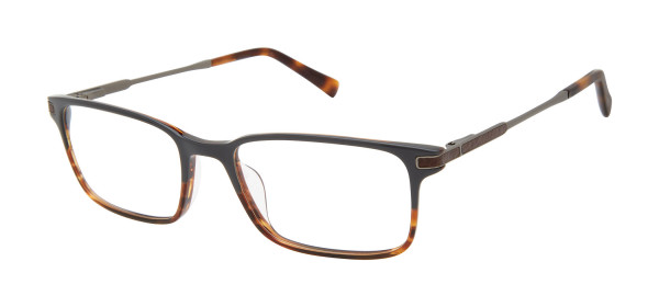 Ted Baker TFM009 Eyeglasses, Grey Brown Horn (GRY)