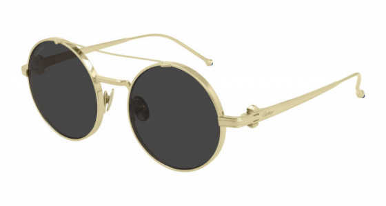 Cartier CT0279S Sunglasses, 001 - GOLD with GREY lenses