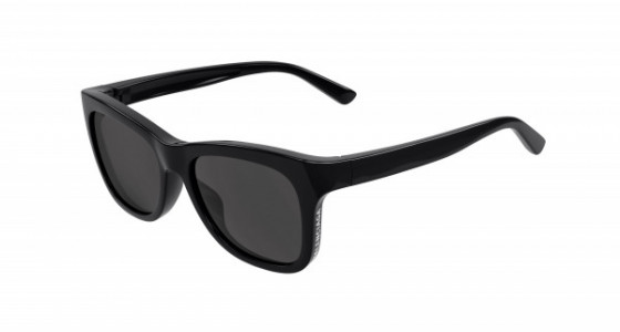 Balenciaga BB0151S Sunglasses, 001 - BLACK with GREY lenses