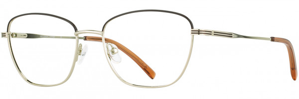 Cote D'Azur Cote D'Azur CDA-322 Eyeglasses, Chocolate / Gold