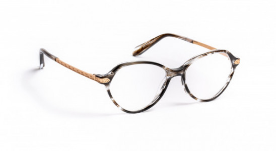 J.F. Rey PA080 Eyeglasses, BLACK/PINK GOLD (0050)