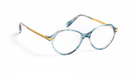 J.F. Rey PA080 Eyeglasses, CRYSTAL GREEN/SATIN GOLD (4050)